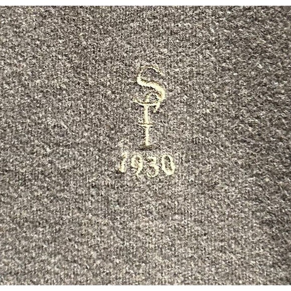 Peter Millar 1/4 Zip Men`s 2XL 100% Cotton Soft Brown Casual Long Sleeve Sweater - Picture 5 of 11